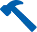 Roof Repair Logo: Hammer Graphic